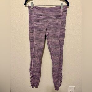 Lululemon Speed Tight IV Space Dye Camo Tender Violet Black Grape